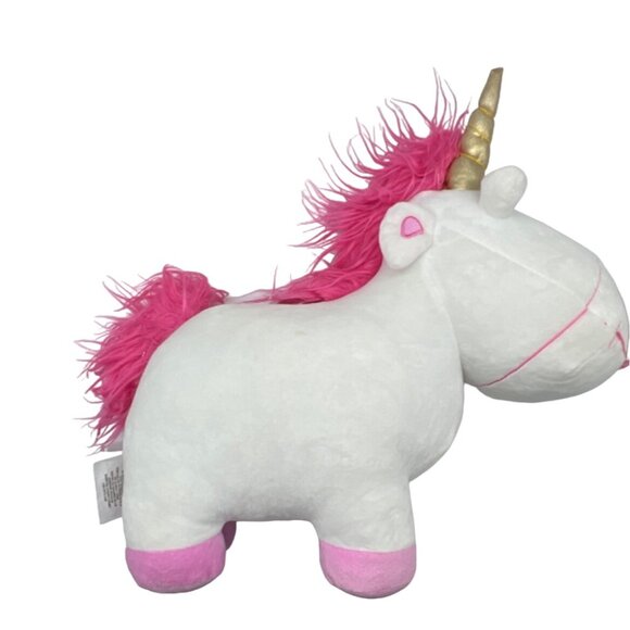 Fluffy Unicorn Plush 17” Despicable Me Minions Universal Studios - Picture 2 of 8